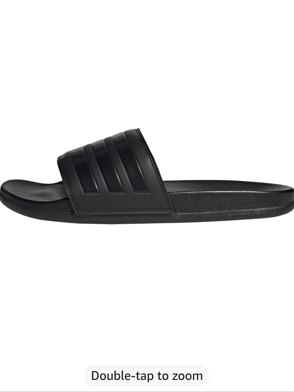 adidas Adilette Comfort Slides in Black